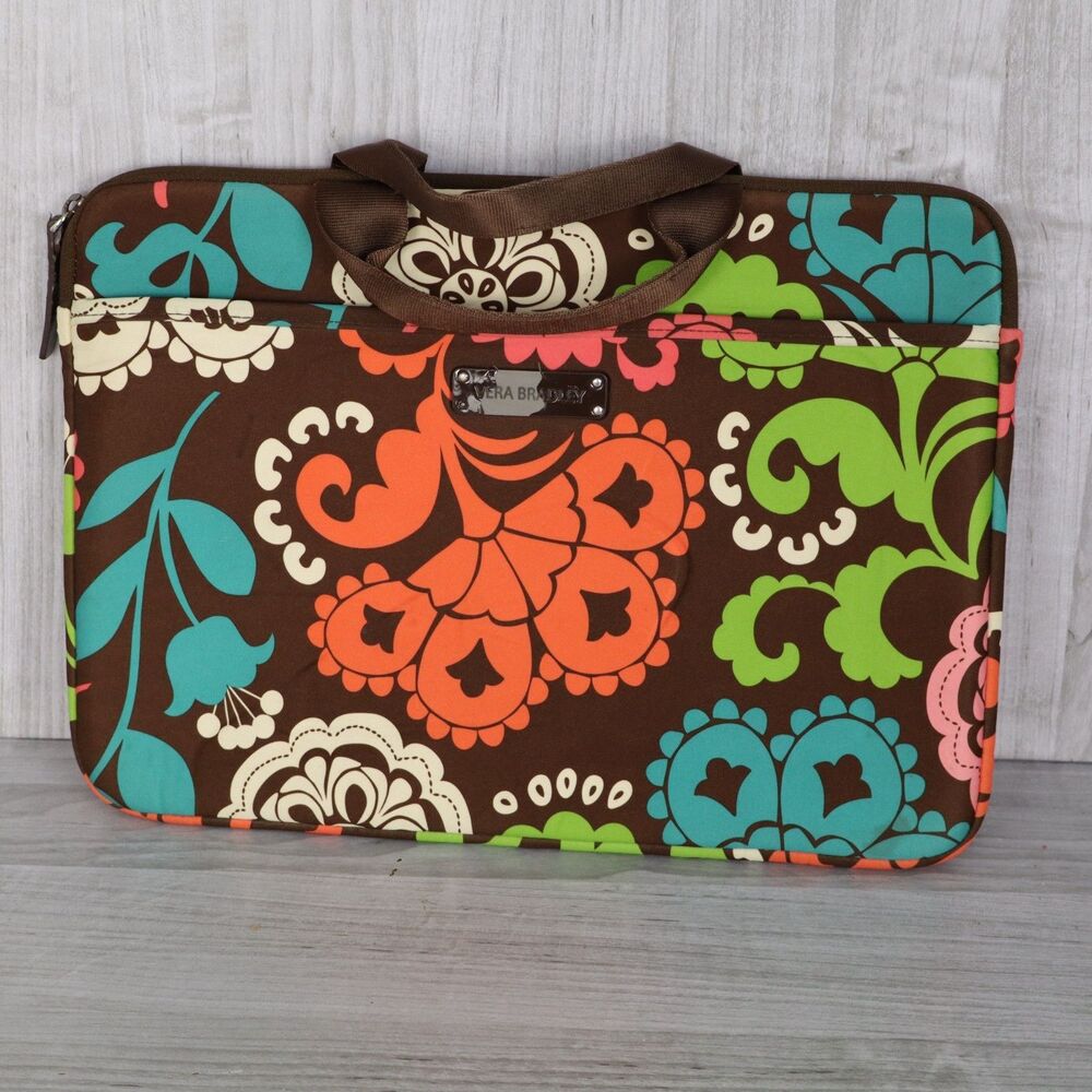 Retired Vera Bradley Neoprene 15″ Laptop Case Sleeve Bag Lola Pattern